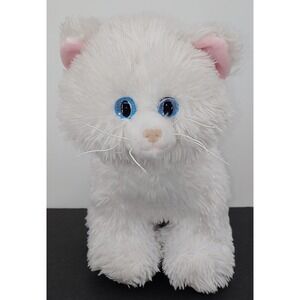 Build A Bear Promise Pets Persian Himalayan White Cat 11" Plush Blue Eyes BABW